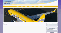 Desktop Screenshot of europe-airpost-virtual-airlines.com
