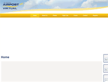 Tablet Screenshot of europe-airpost-virtual-airlines.com